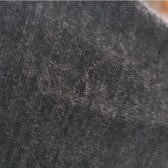 Patagonia 100% Merino Wool Striped Cardigan Sweater Dark Grey Small - Picture 6 of 6